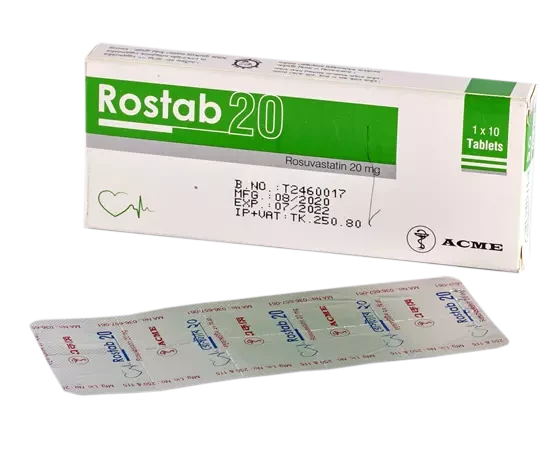 Tablet Rostab  20 mg (10 pcs )